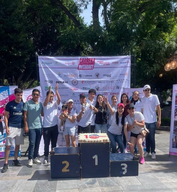 Podio de ganadores